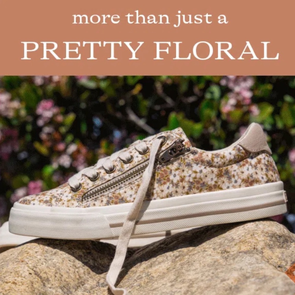 Like New Taos Z Soul Floral Sneakers